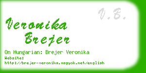 veronika brejer business card